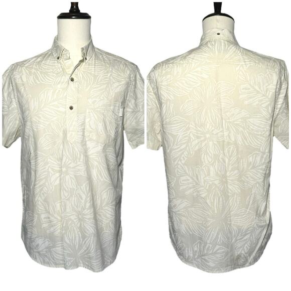 Chubbies Other - Chubbies | Men | Cream Tropical Palm Print Beach Popover Shirt | Medium